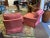 Late 20th Century 20th Centuy Pair of Red Slip Covered Upholstered Club Chairs For Sale - Image 5 of 9