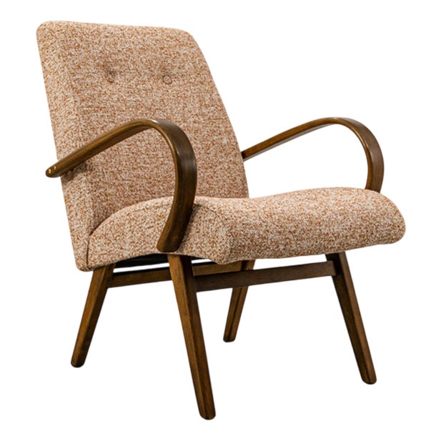 Mid-Century Modern Chair by J Šmidek for Ton, 1960s For Sale