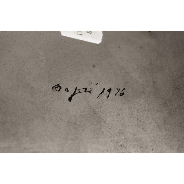 Mid-Century Oversized Chrome Lamp by Curtis Jere, Signed For Sale - Image 11 of 11