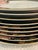 Late 20th Century Fitz and Floyd “Cloisonné Peony Black” Salad Plates - A Set of 9 For Sale In New Orleans - Image 6 of 8