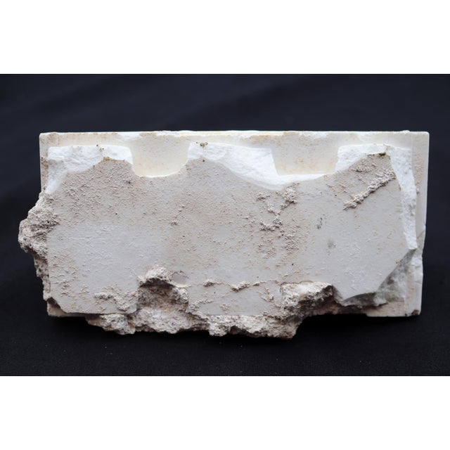 Ceramic Vintage White Recessed Bathroom Toothbrush & Cup Holder For Sale - Image 7 of 8