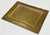 Vintage Rectangular Hammered Brass Tray For Sale In Kansas City - Image 6 of 10