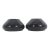 Vintage Carved Black Stone Vases Soapstone, a Pair For Sale