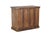 2020s Cabinet/Buffet Constructed From Antique Indian Carved Teakwood and Brass Door Panels and Reclaimed Wood For Sale - Image 5 of 5