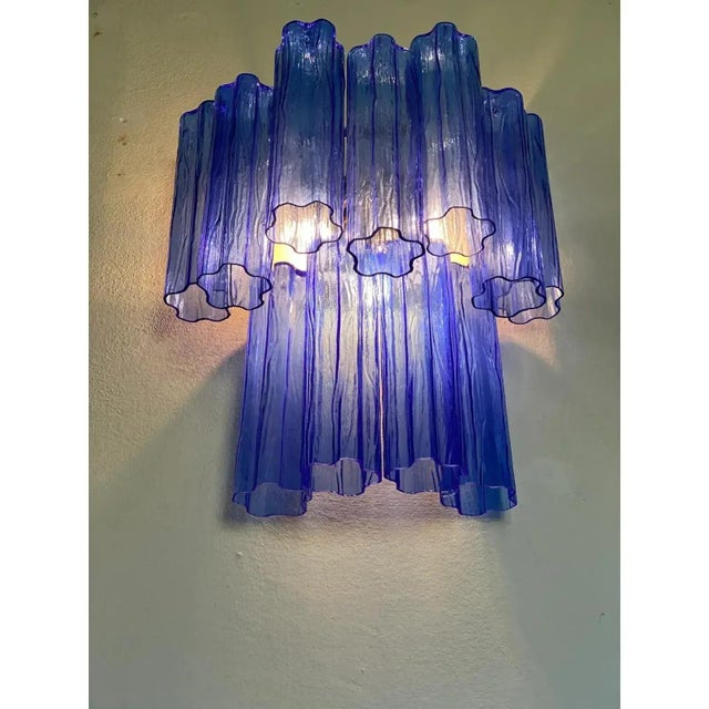 Blue Blue Tronchi Wall Sconce by Simoeng For Sale - Image 8 of 9