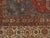 Textile Antique Persian Serapi Carpet, Handmade Wool Oriental Rug, Rust, Ivory, Lt Blue For Sale - Image 7 of 16