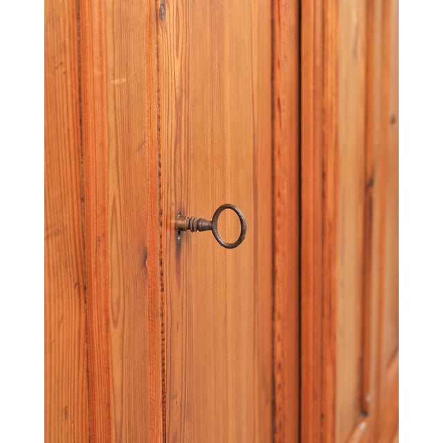 French Provincial Pine Library Bibliotheque Bookcase 10 Ft For Sale - Image 14 of 18