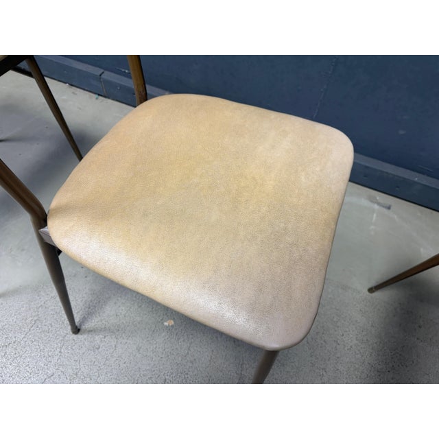 Mid-Century Modern Italian Brass Dining Chairs, 1950s, Set of 4 For Sale - Image 13 of 14