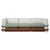 Muller van severen three-seater pillow sofa green color for bd barcelona muller van severen’s pillow sofa arrives at bd....