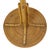 Brown Large Standing Rattan Coat Rack in Brass, 1970s For Sale - Image 8 of 14