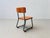 Brown Vintage Children's Chair with Tubular Steel Frame, 1950s For Sale - Image 8 of 15