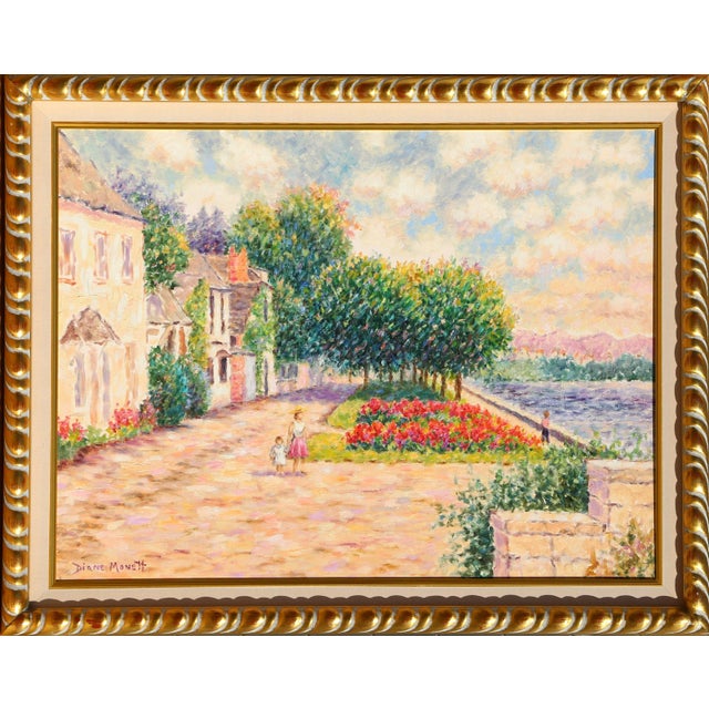 Diane Monet, "Roche-Guyan", Impressionist Landscape Painting For Sale
