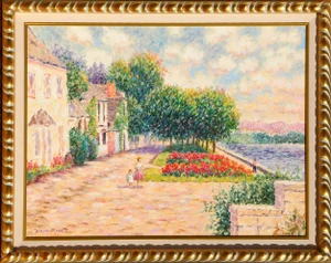 Diane Monet, "Roche-Guyan", Impressionist Landscape Painting