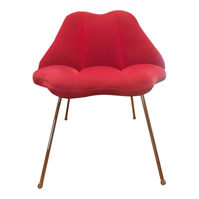 Modern Pop Art Pink Lip Chair Chairish