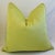 Custom Apple Green Velvet Feather/Down Pillows 24" Square - Pair For Sale - Image 10 of 10
