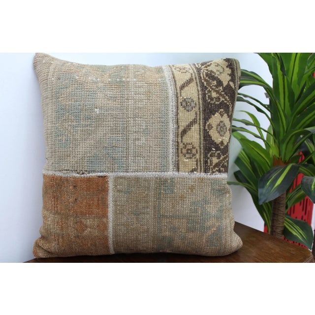 Beige Turkish Decorative Pillow Cover - 19.5"x20.5" For Sale - Image 8 of 11