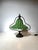 Tiffany Style Table Lamp in Green Stained Glass For Sale - Image 3 of 5