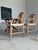 Woven Leather + Rattan Dining Chairs, Set of 6 For Sale - Image 10 of 13