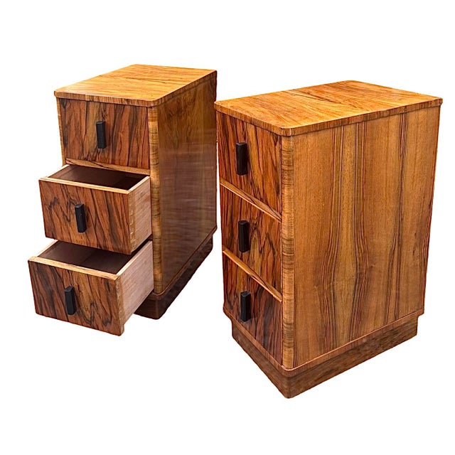Art Deco Bedside Cabinets, 1930s, Set of 2 For Sale - Image 6 of 10