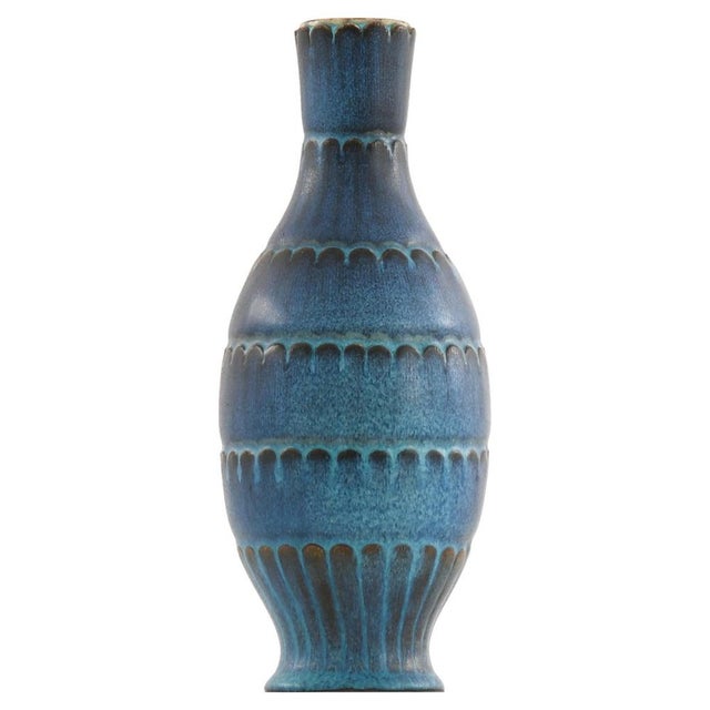 Ceramic Vase in Ceramic by Wilhelm Kåge, 1950s For Sale - Image 7 of 7