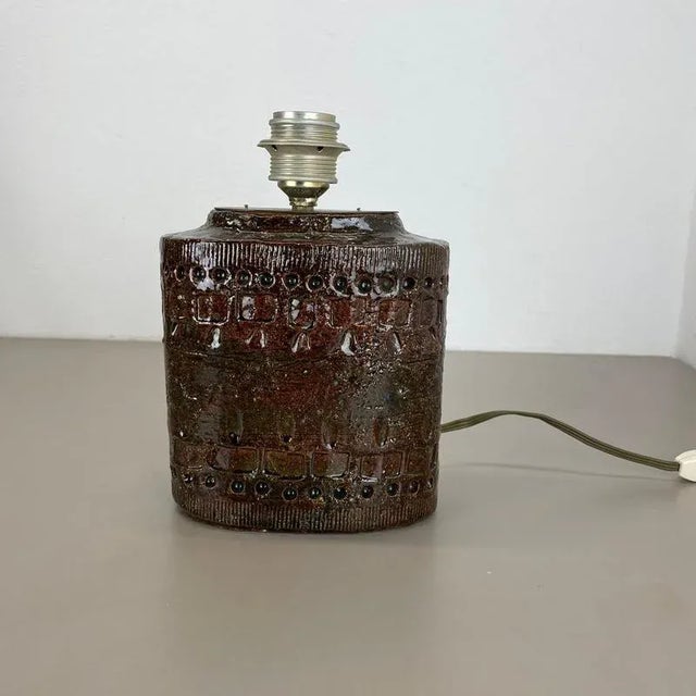 Large Ceramic Table Light attributed to Bitossi, 1970s For Sale - Image 3 of 18