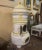 19th Century French Glazed Terracotta and Brass Wood-Burning Stove For Sale In Dallas - Image 6 of 13