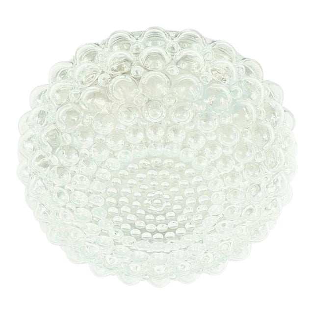 1960s Mid-Century Modern Bubble Glass Flush Mount/Ceiling Light by Helena Tynell for Limburg For Sale