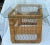 1970’s Woven Wicker Natural RattanTable With Glass Top For Sale - Image 11 of 12