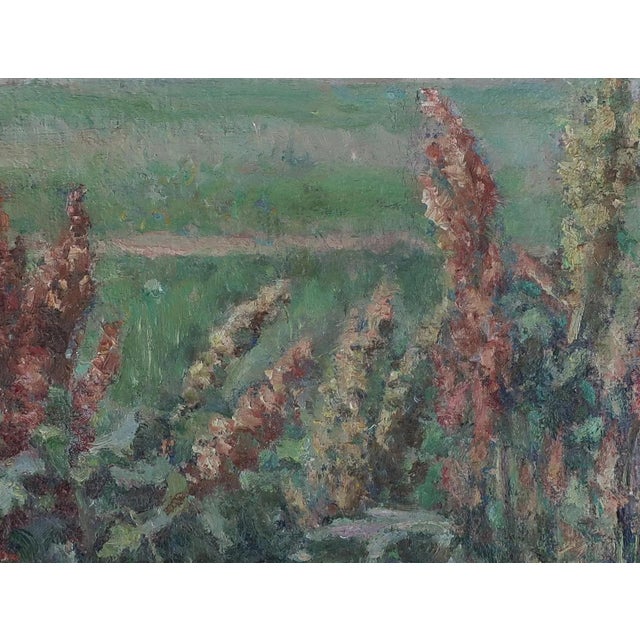Ukrainian Impressionism Oil Painting, Rural Landscape For Sale - Image 4 of 6