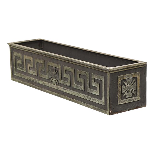 Large French Planter in Iron For Sale