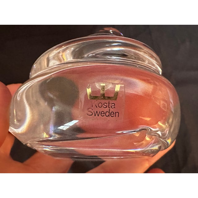 Göran Wärff Kosta Boda Art Glass Snail Sculpture For Sale - Image 9 of 14