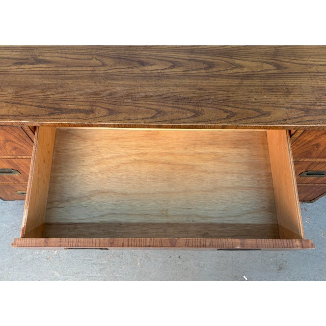 Vintage "Campaigner" Style Dresser by Dixie Furniture For Sale - Image 13 of 18