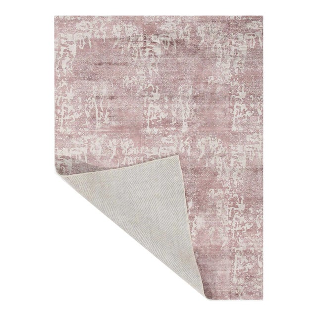 Modern Toupe Modern Rug 6' X 9' For Sale - Image 3 of 4