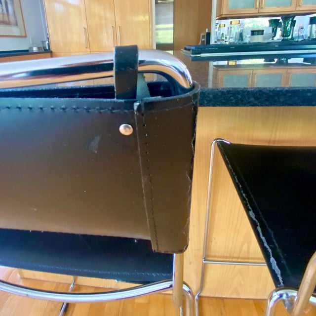 Italian Design Modern Counter Stools From Design Within Reach Set of Four For Sale - Image 10 of 15