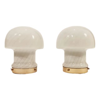 Italian Desktop Lamps in style of F. Fabbian, 1970s, Set of 2 For Sale