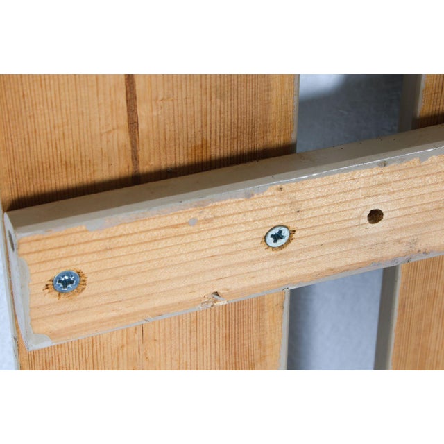 Mid-Century Modern Vintage Painted Wall Rack For Sale - Image 3 of 6