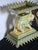 Indian Chic and Stylish Painted Tole Elephant Side Table With Hand Painted Paisley Decoration For Sale - Image 3 of 7