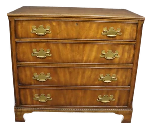 Late 20th Century Kittinger Mahogany Bachelor Chest – Colonial Williamsburg Collection