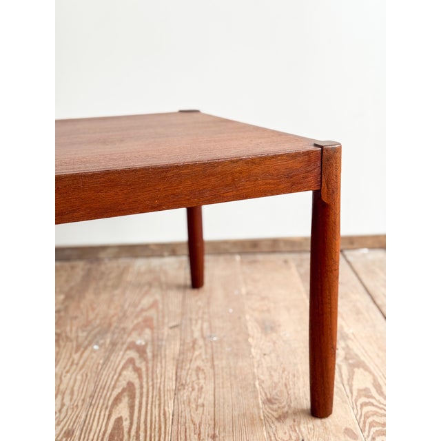 Wood Mid-Century Modern Danish Teak Coffee Table, 1950s For Sale - Image 7 of 13