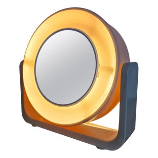 Mid-Century Backlit Table Mirror from Allstar, Germany, 1970s For Sale