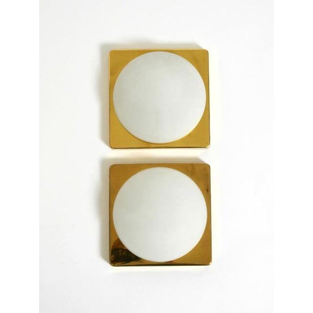 Vintage Brass Wall Lamps by Rolf Krüger for Heinz Neuhaus Leuchten, 1970s, Set of 2 For Sale - Image 6 of 18