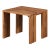 Paradiso Outdoor Teak Wood End Table For Sale