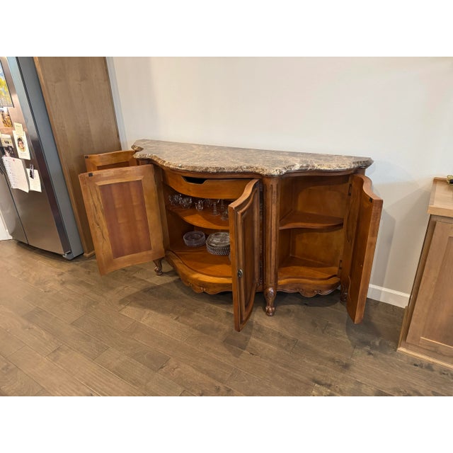 Century Furniture Coeur De France Credenza With Marble Top For Sale - Image 9 of 9