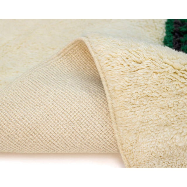Early 21st Century Hand-Knotted Wool Rug by Azele Studio For Sale - Image 5 of 7