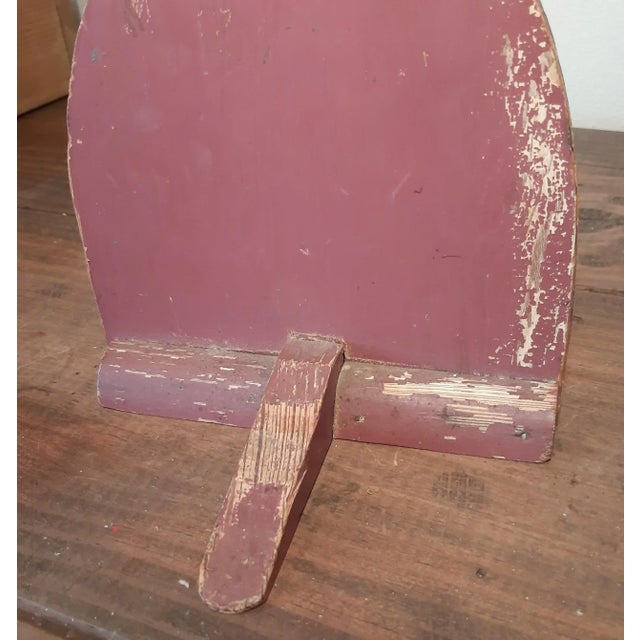 Dutch Girl Wooden Primitive Door Stop For Sale - Image 11 of 13