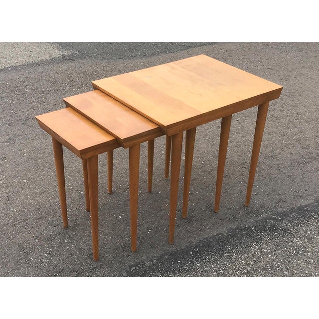 MCM Russell Wright for Conant Ball Nesting Tables Set of 3 Chairish