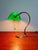 1920s Articulated Brass Bankers Lamp with Green Opaline Shade, 1920s For Sale - Image 5 of 18