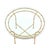 Faux Bamboo X Base Round Dining Table For Sale - Image 6 of 6