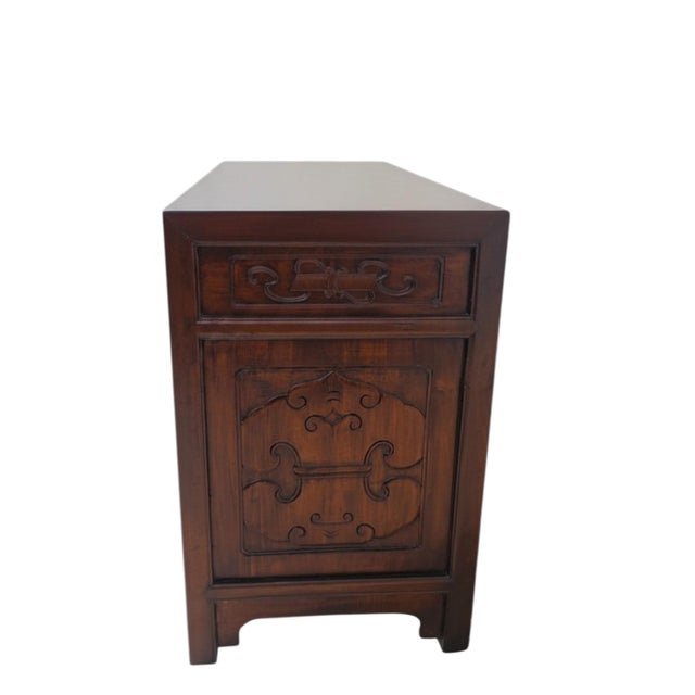 19th Century Chinese Elm 90" Long Writing Desk For Sale In Greensboro - Image 6 of 13