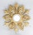 Gold Vintage French Giltwood Sunburst Convex Mirror, 1950s For Sale - Image 8 of 8